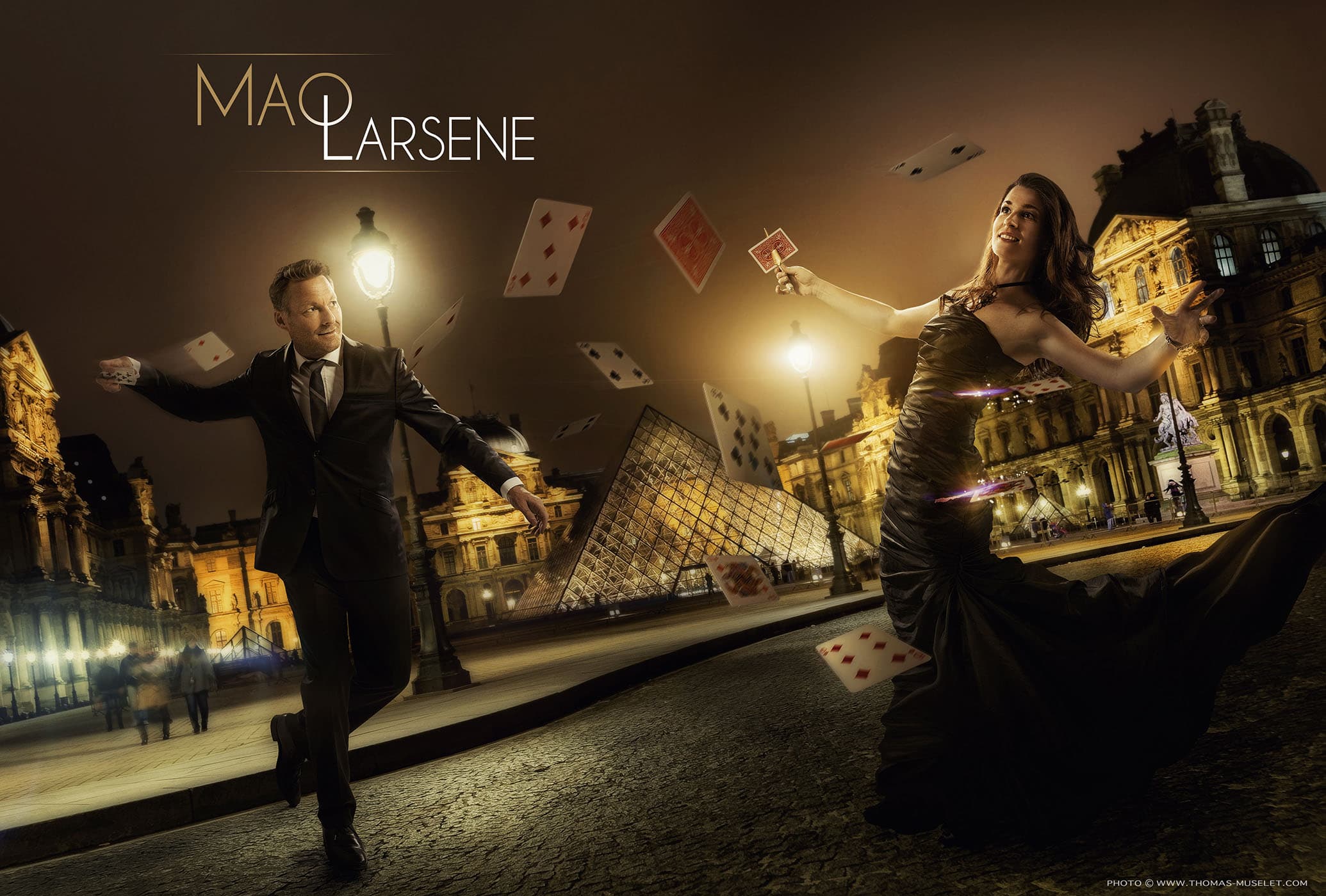 Larsene on stage