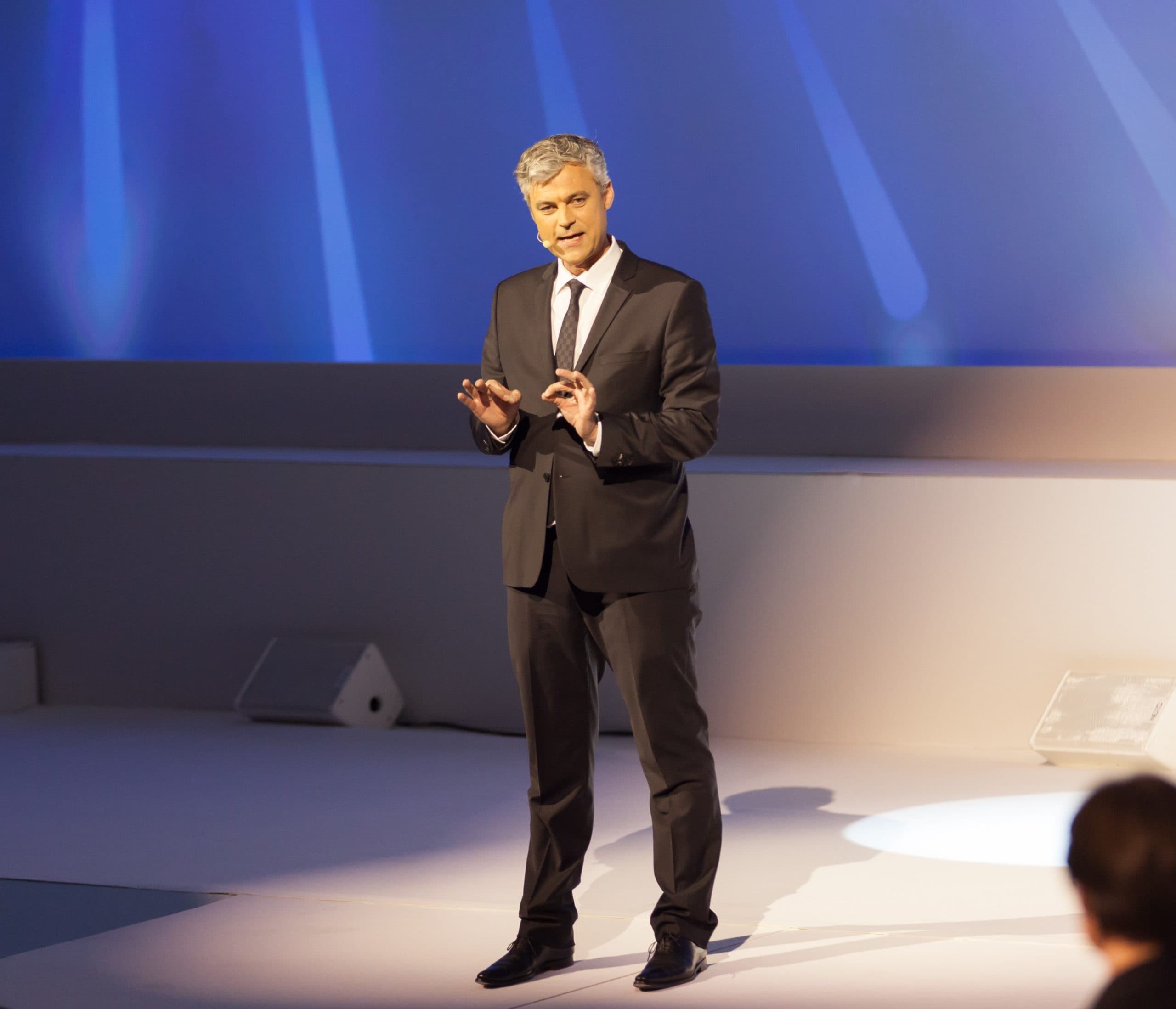 Stefan Leyshon en spectacle